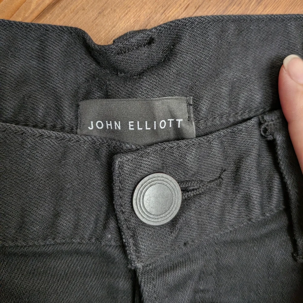 John Elliott Skinny Black Denim Jeans Size 29